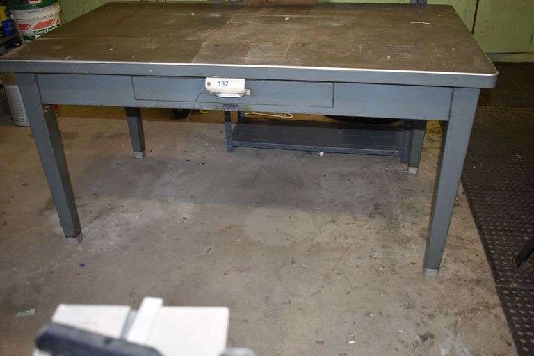 Shop table with drawer 60 x 30 1/2 x 34