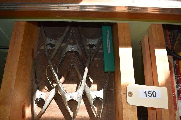 Drill bits, leather punches, channel locks, screw drivers, nut driver set, clamps, etc.