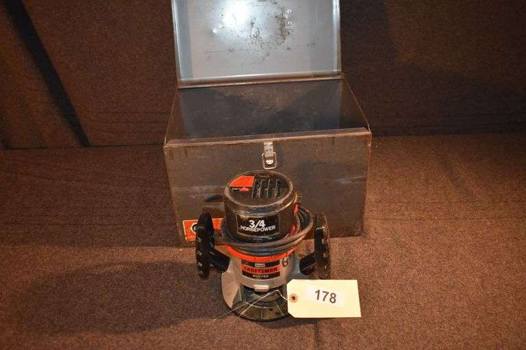 Craftsman router with case