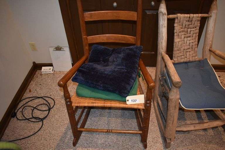 2 rocking chairs