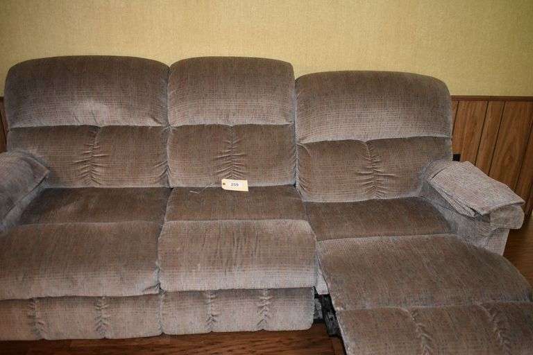 86" x 36" x 36" recliner couch combo