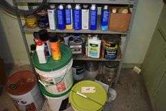 Paints, stains, linseed oil, hand cleaner, paint thinner, electrical housing, scokets, paint keys, hardware, hinges, tv cable wire, door stops, etc.