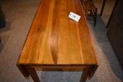 30 1/2" x 30" x 42" nice solid wood table