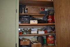 Nails, screws, nuts and bolts, washers, containers, rolling pins, wire, hangers, hoses, shims, home repair
