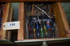 Drill bits, leather punches, channel locks, screw drivers, nut driver set, clamps, etc.