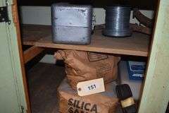 Sand blaster, silica, casters, tool box