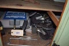 Sand blaster, silica, casters, tool box