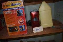 Tarps, air bed, charcoal grill, bed roll, quick pump, tent stakes, fishing tackle box, lures, trash bags, propane tanks, propane lantern, led lantern, propane hot travel shower, camp potty, dishpans, portable water jugs, Heater, camp fuel, pool noodles used for fishing