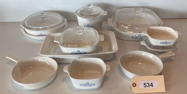 Corningware Corn Flower Cookware, 11 Pieces image