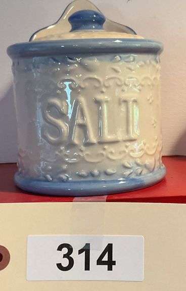 Salt Glazed Ceramic Small Hanging Salt Box image