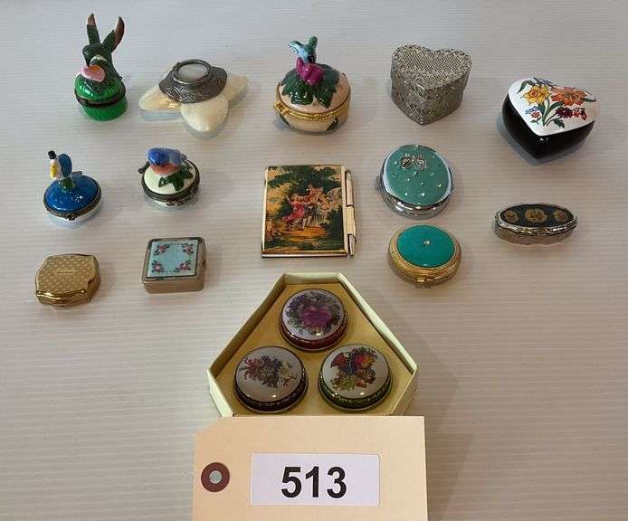 Ladies Pill Box Collection, And Note Card Carrier image