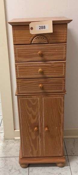 Wooden Storage Chest, 13.5"X12"X41" image