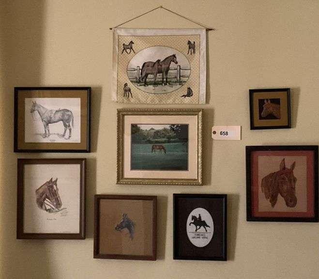 Horse Wall Art, 8 Pieces image