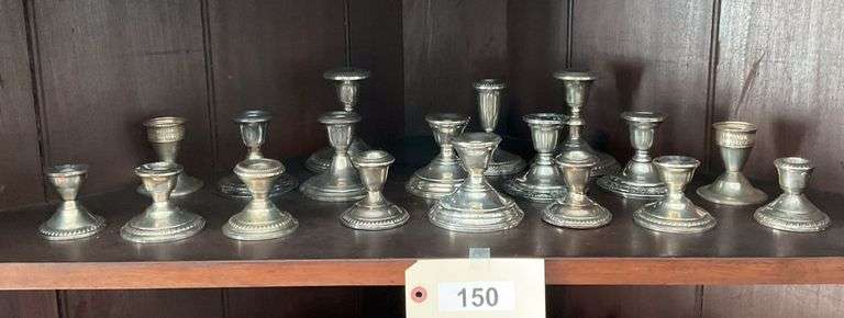 Sterling Silver Consoles, 18 Pieces image