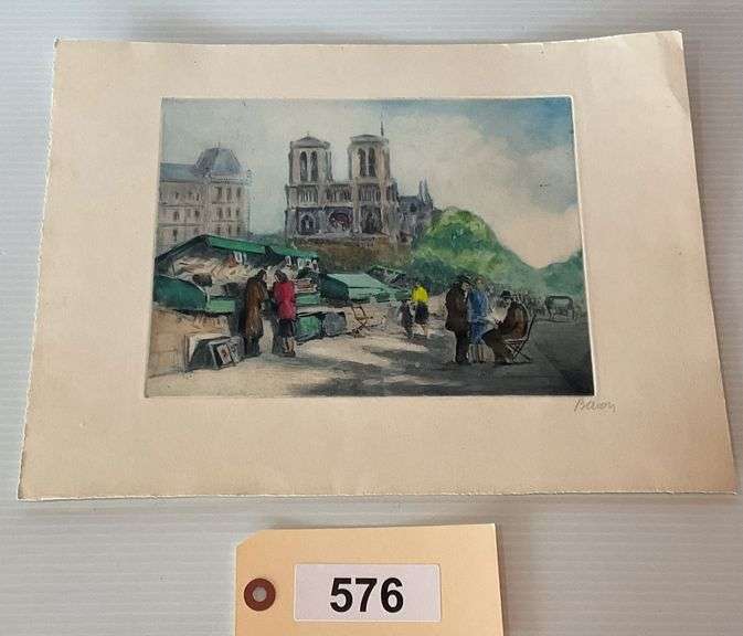 Unframed Small Print Of Street Scene image