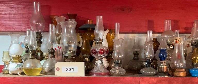 Oil Lamp Collection, Approx 20 Pieces image