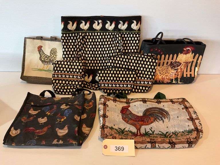 Rooster Motif Totes And Purses image
