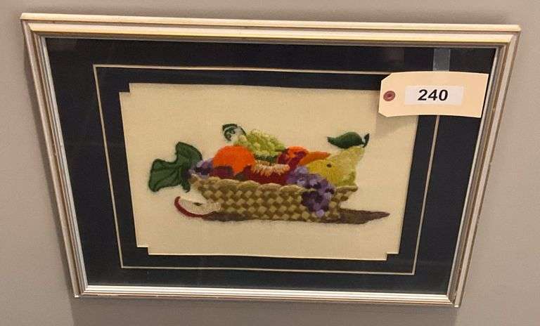 Framed And Matted Yarn Art, 21'X18:" image