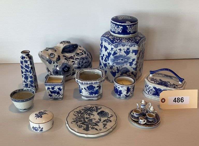 Blue Ceramic Giftware And Décor image