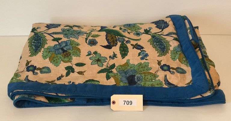 Full Size Custom Bedspread, Has Matching 2 Panel Curtains Not Shown image