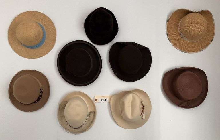 Ladies Hat Group, 9 Pieces image