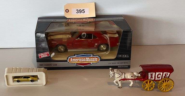 1969 Z28 Camaro Die Cast, Iron Ice Buggy, Small Metal 442 image