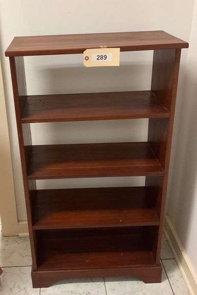 Nice Wooden Bookcase, 24"X11"X44" image