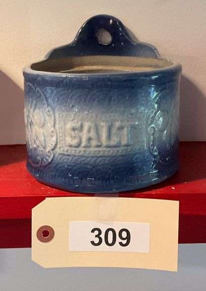 Salt Glazed Ceramic Hanging Salt Box image