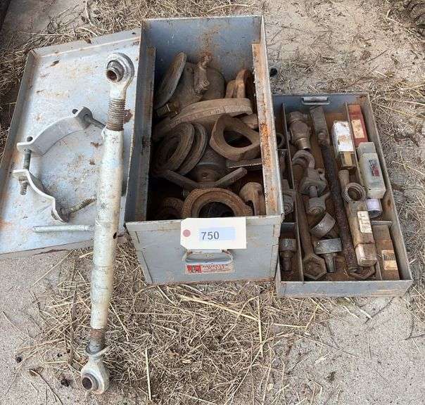 Metal Tool Box And Contents image