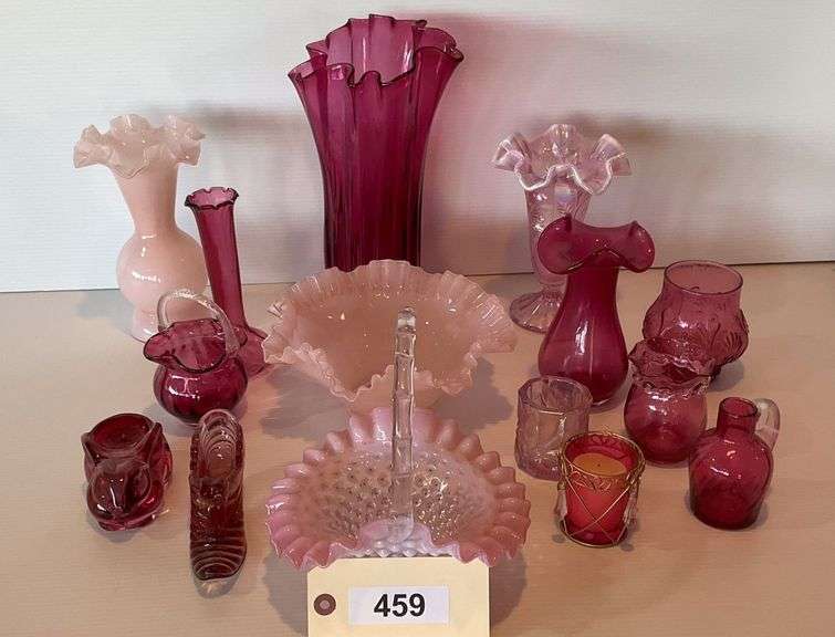 Pink And Plum Glassware Assortment image