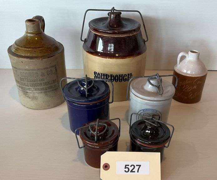 Pottery Jugs And Lock Down Pottery Jugs image
