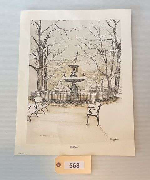 Solitude' Unframed Print, 21"X16" image