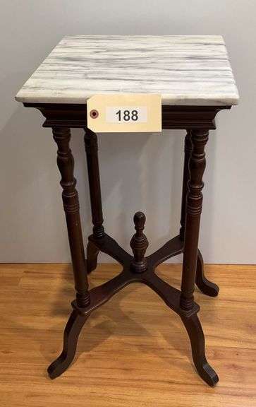 Marble Top Wooden Table, image