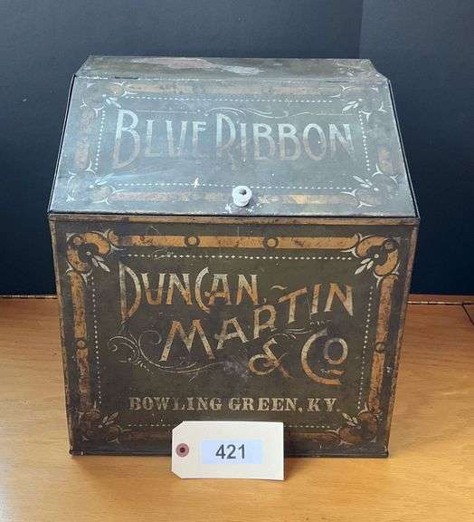 Blue Ribbon Duncan Martin & Co., Bowling Green Metal Box image