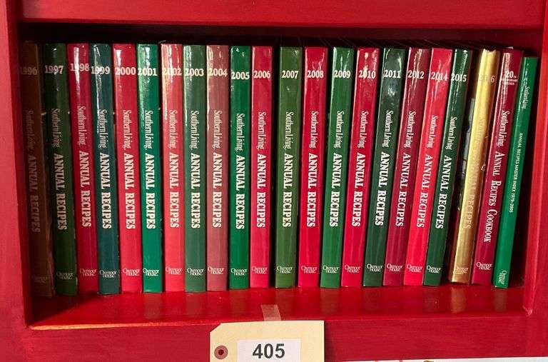 Twenty Southern Living Recipe Books 1996-2016 + 2 Other Recipe Books image