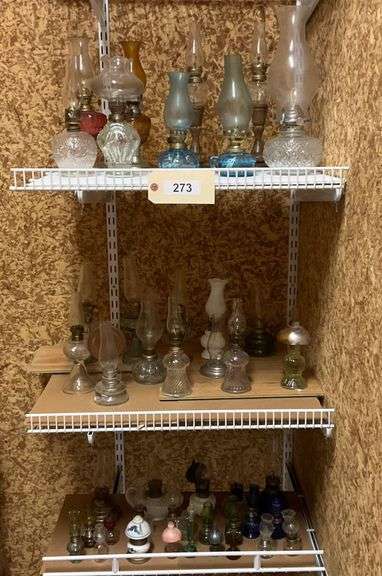 Large Assortment Of Oil Lamps, Approx 40 image