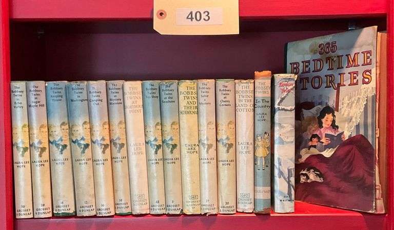 Fifteen Bobsey Twins Books, 365 Bedtime Stories Book image