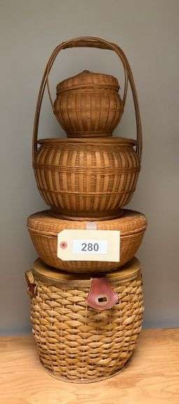 Four Piece Assortment Of Baskets image
