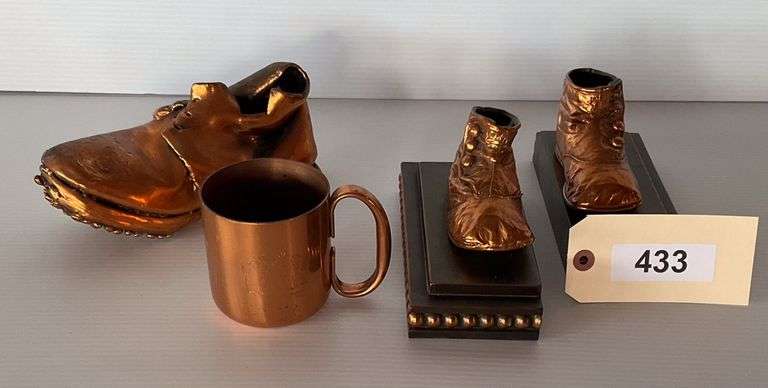 Copper Shoes And Cup image