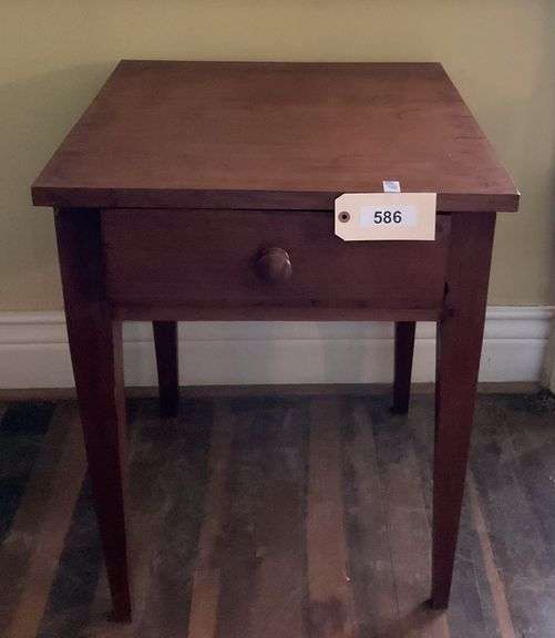 Square Table With Glass Top Not Shown, 23"X23"X30" image