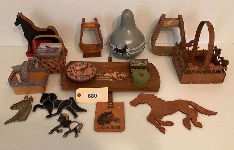 Wooden Horse Décor image