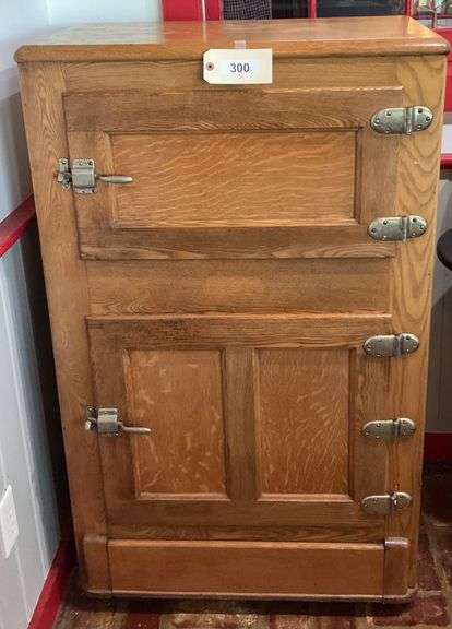 Antique Oak Ice Chest image