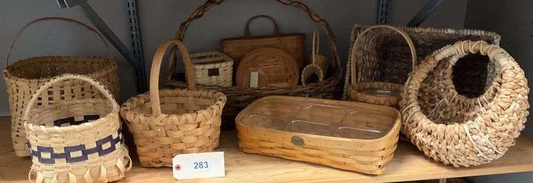 Twelve Piece Assortment Of Baskets image