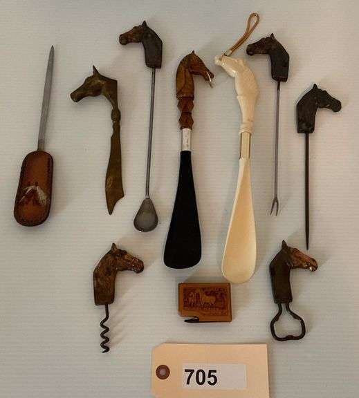 Horse Themed Letter Openers, Bar Tools, Shoe Horns image
