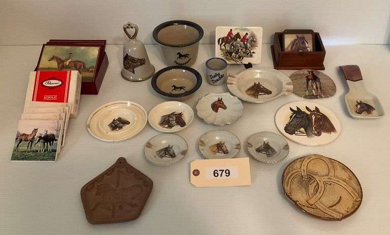 Ceramic Horse Décor, Pimpernel And Other Coasters & More image