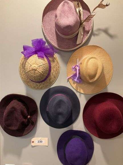 Ladies Hat Group, 7 Pieces image