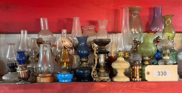 Oil Lamp Collection, Approx 25 Pieces image