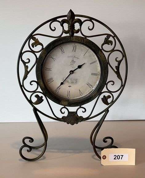 Isabella Journey Clock In Metal Frame image