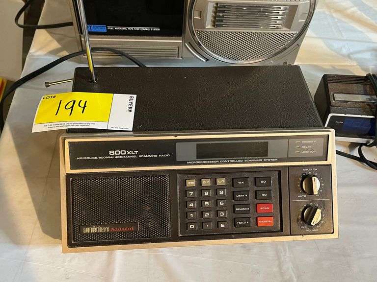 Police Scanner, Vintage Radio, Stereo & Clock