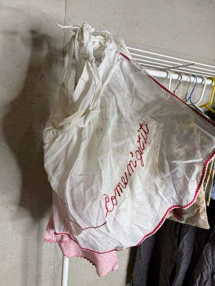 Rack of Vintage Clothing